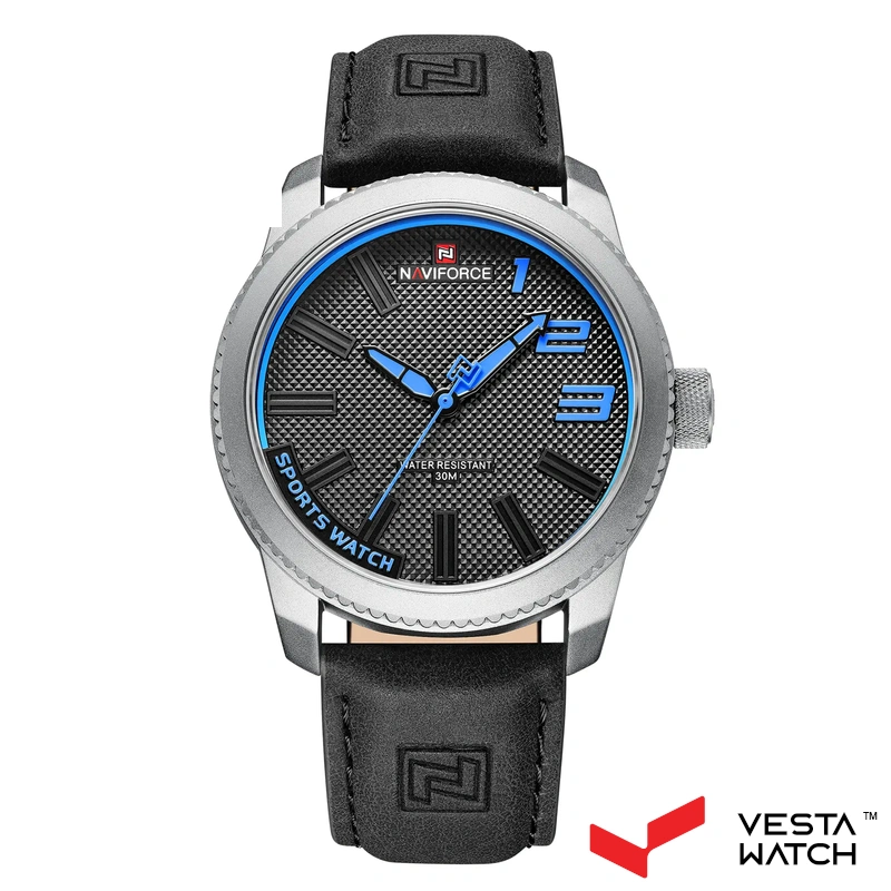 ساعت مچی مردانه نیوی فورس NAVI FORCE مدل NF9202 S/BE/B
