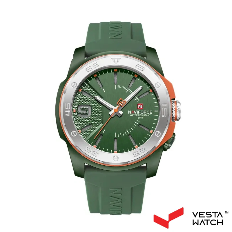 ساعت مچی مردانه نیوی فورس NAVI FORCE مدل NF7112 S/GN/GN