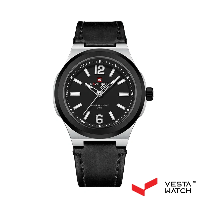 ساعت مچی مردانه نیوی فورس NAVI FORCE مدل NF9233 S/B/B