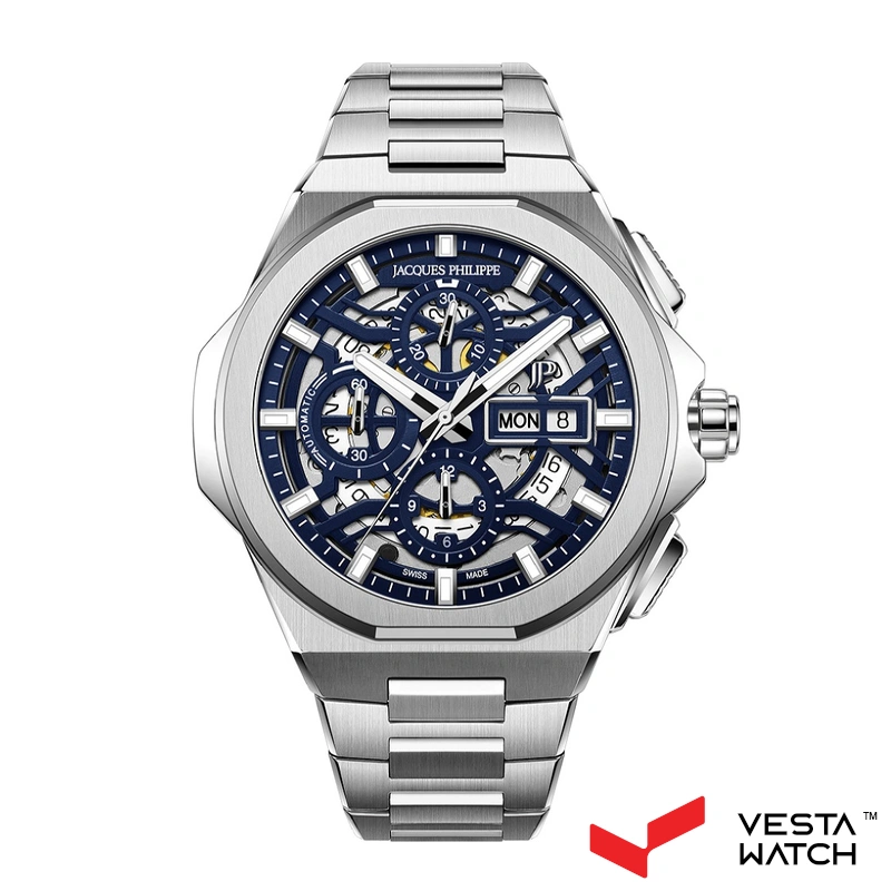 ساعت مچی مردانه ژاک فیلیپ JACQUES PHILIPPE مدل JPAGC6413X6BLU