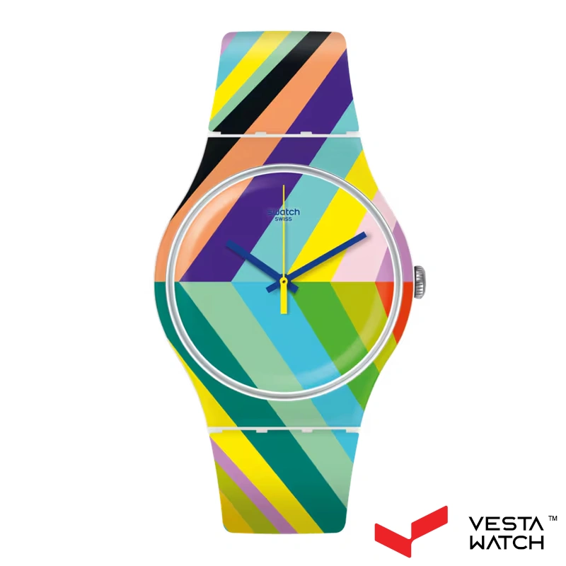 ساعت مچی مردانه و زنانه سواچ SWATCH مدل SUOW155