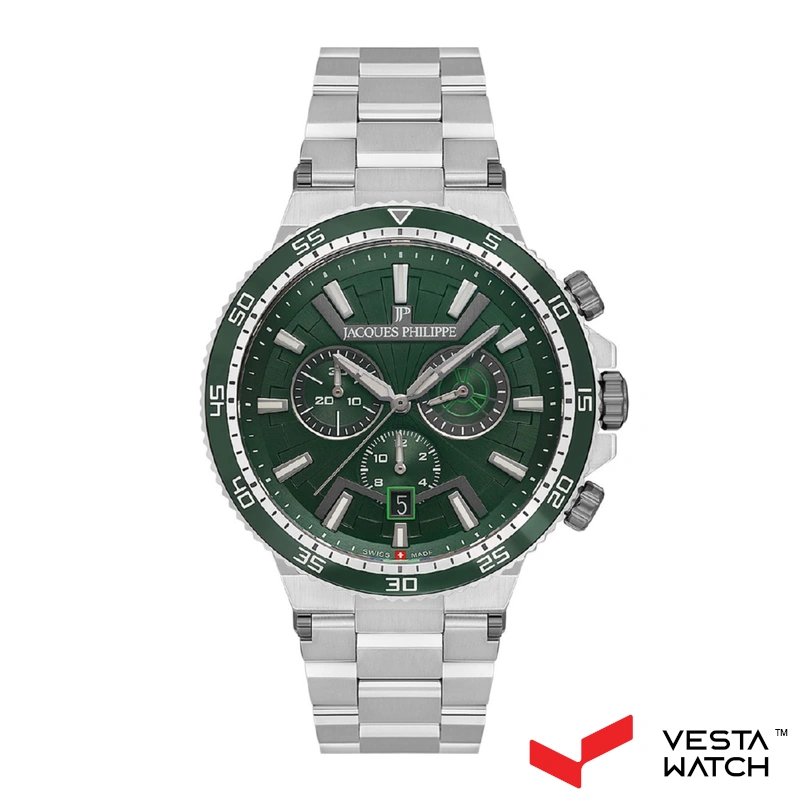 ساعت مچی مردانه ژاک فیلیپ JACQUES PHILIPPE مدل JPQGC4473X6SB