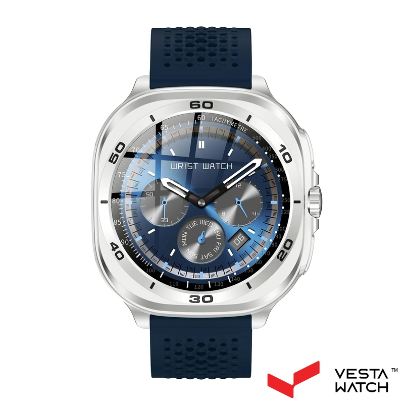 ساعت مچی هوشمند سوئیس میلیتاری SWISS MILITARY مدل SM-WCH-DOM7-SILF-BLUS