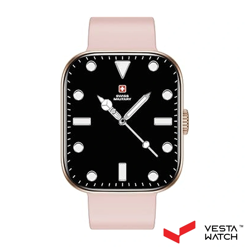 ساعت مچی هوشمند سوئیس میلیتاری SWISS MILITARY مدل SM-WCH-ALPS4-RGLDF-PNKSS