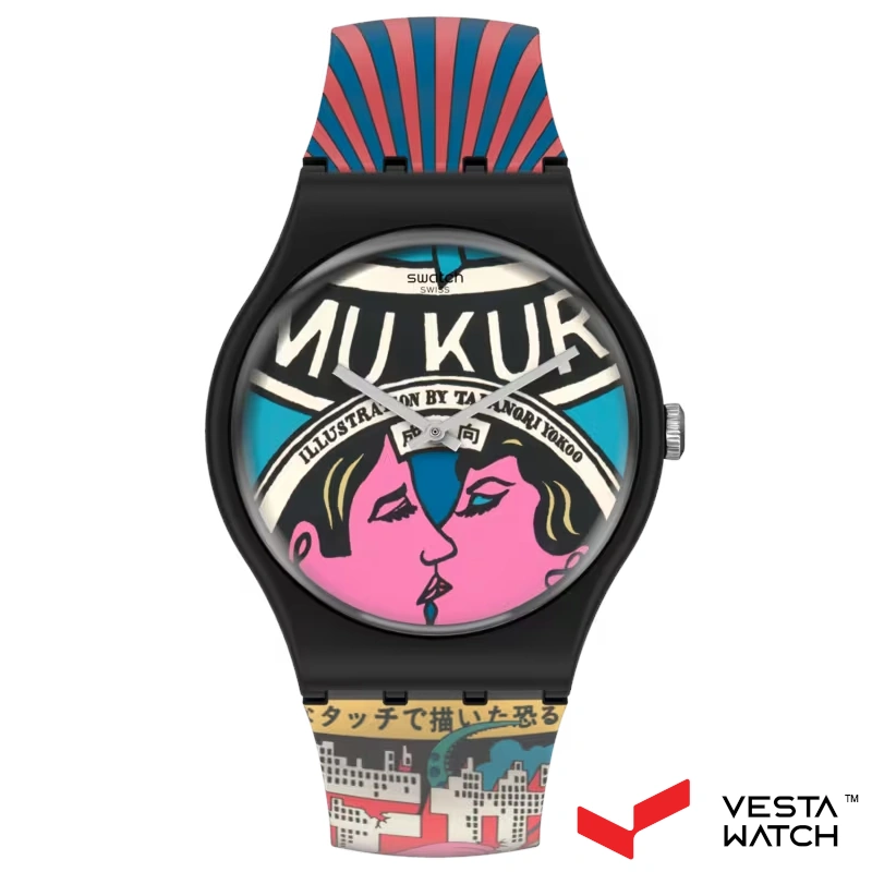 ساعت مچی مردانه و زنانه سواچ SWATCH مدل SUOZ334