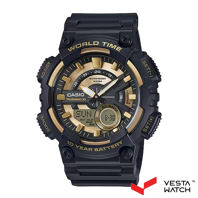 ساعت مچی مردانه کاسیو CASIO مدل AEQ-110BW-9AVDF