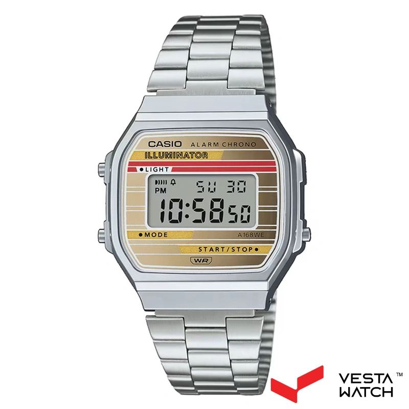 ساعت مچی مردانه و زنانه کاسیو CASIO مدل A168WEHA-9ADF