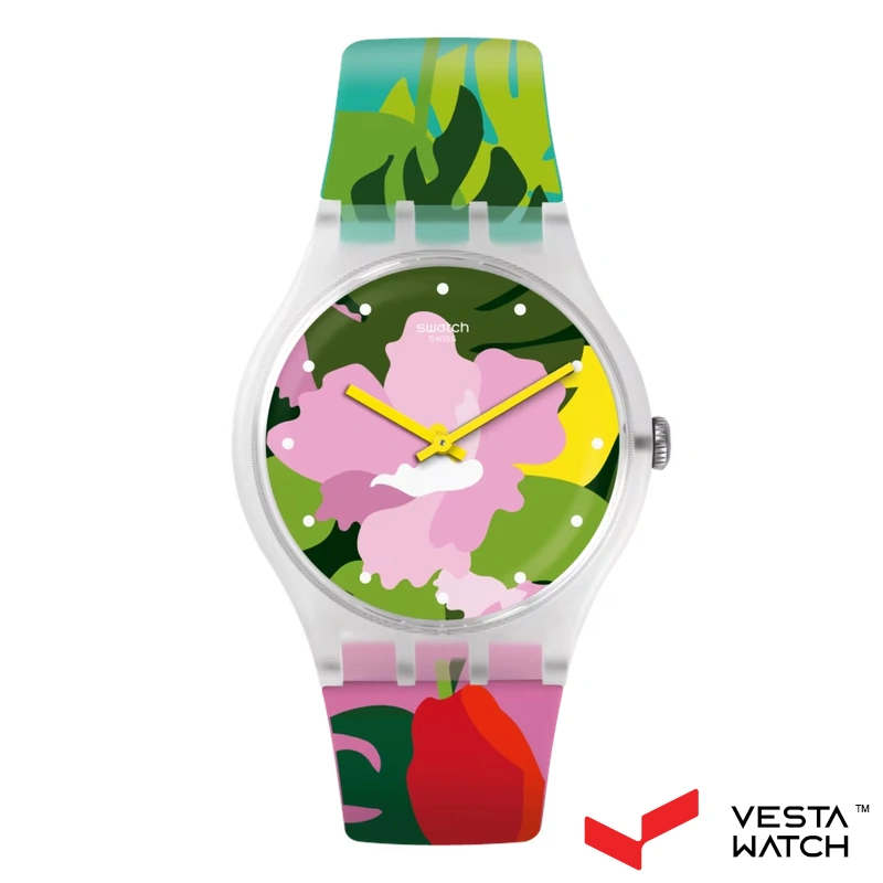 ساعت مچی زنانه سواچ SWATCH مدل SUOK132