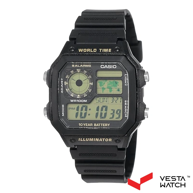 ساعت مچی مردانه کاسیو CASIO مدل AE-1200WH-1BVDF