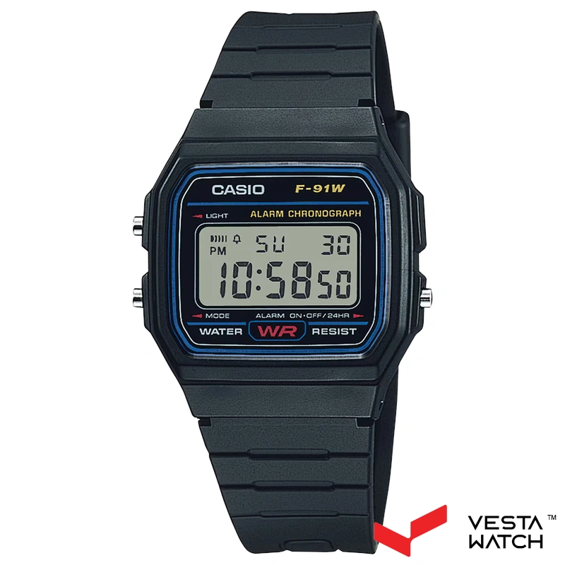 ساعت مچی مردانه و زنانه کاسیو CASIO مدل F-91W-1DG
