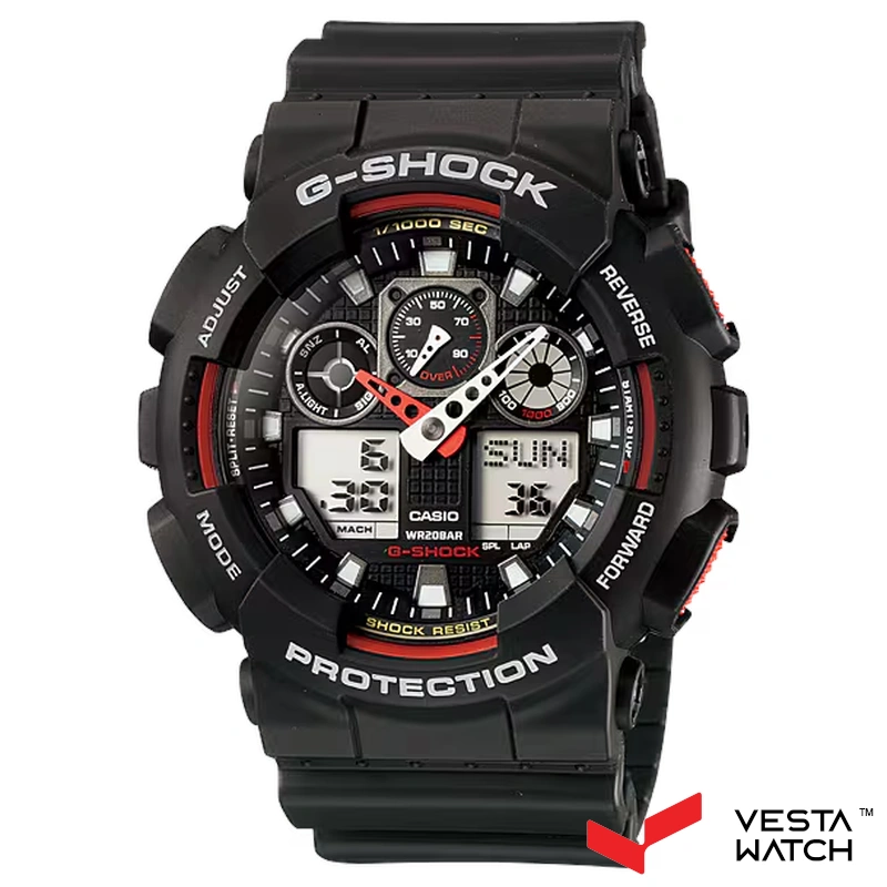 ساعت مچی مردانه کاسیو جی‌شاک CASIO G-SHOCK مدل GA-100-1A4