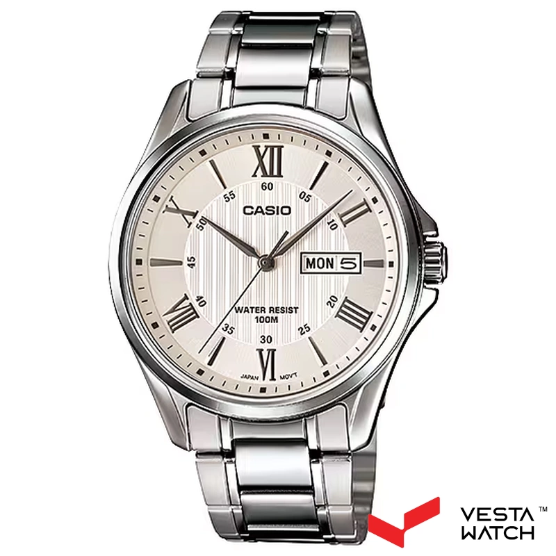 ساعت مچی مردانه کاسیو CASIO مدل MTP-1384D-7AV