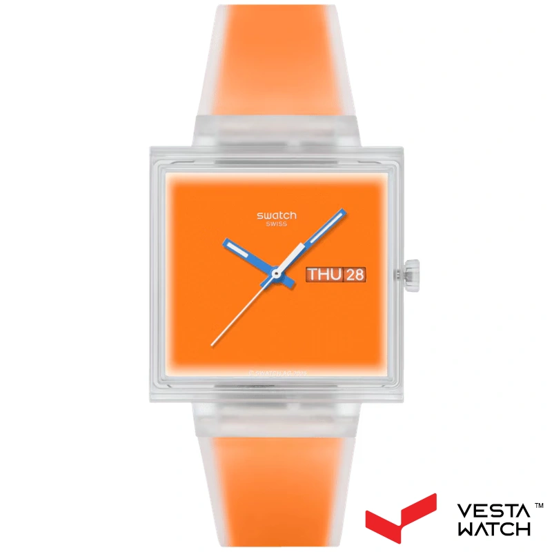 ساعت مچی مردانه و زنانه سواچ SWATCH مدل SO38K704