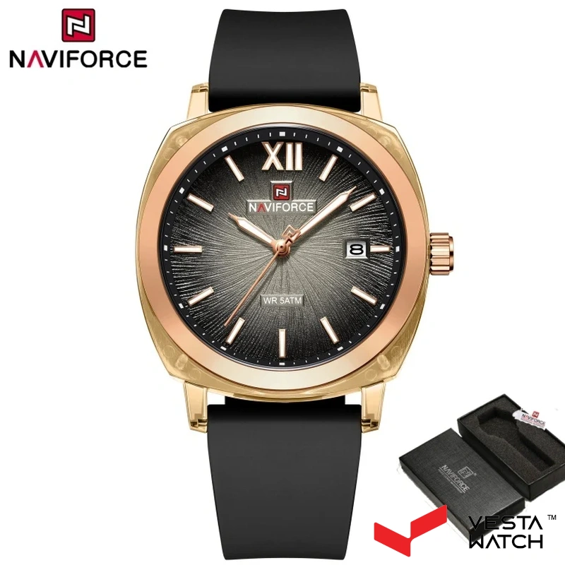 ساعت مچی زنانه نیوی فورس NAVIFORCE مدل NF6111 RG/B
