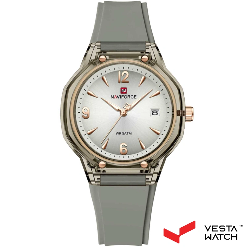 ساعت مچی زنانه نیوی فورس NAVIFORCE مدل NF6110 CGY/CGY