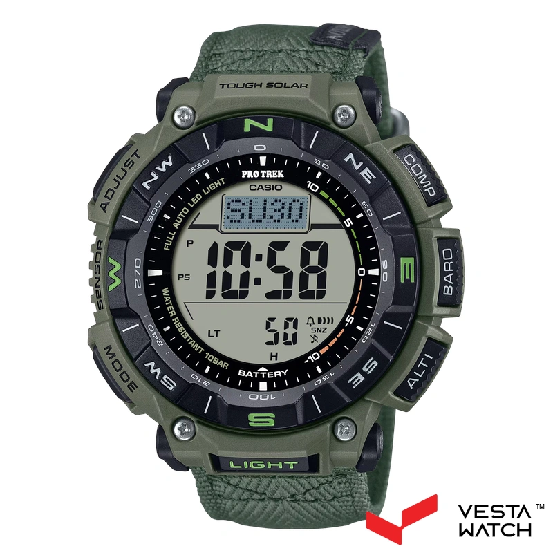 ساعت مچی مردانه کاسیو پرو ترک CASIO PRO TREK مدل PRG-340B-3DR