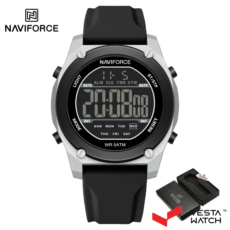 ساعت مچی مردانه نیوی فوری NAVIFORCE مدل NF7134 S/B