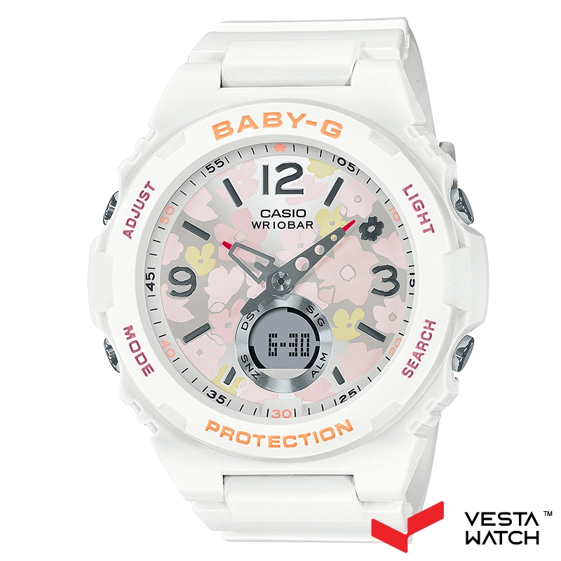 ساعت مچی زنانه کاسیو بیبی جی CASIO BABY-G مدل BGA-260FL-7ADR