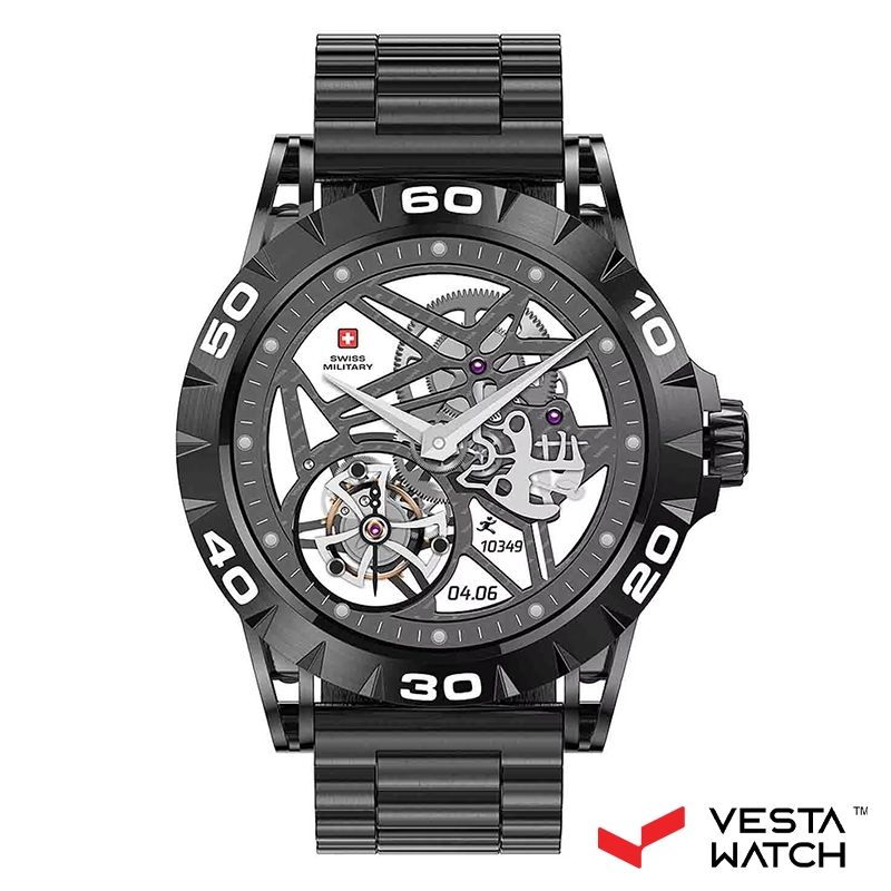 ساعت مچی هوشمند سوئیس میلیتاری SWISS MILITARY مدل SM-WCH-DOM2-M-GM