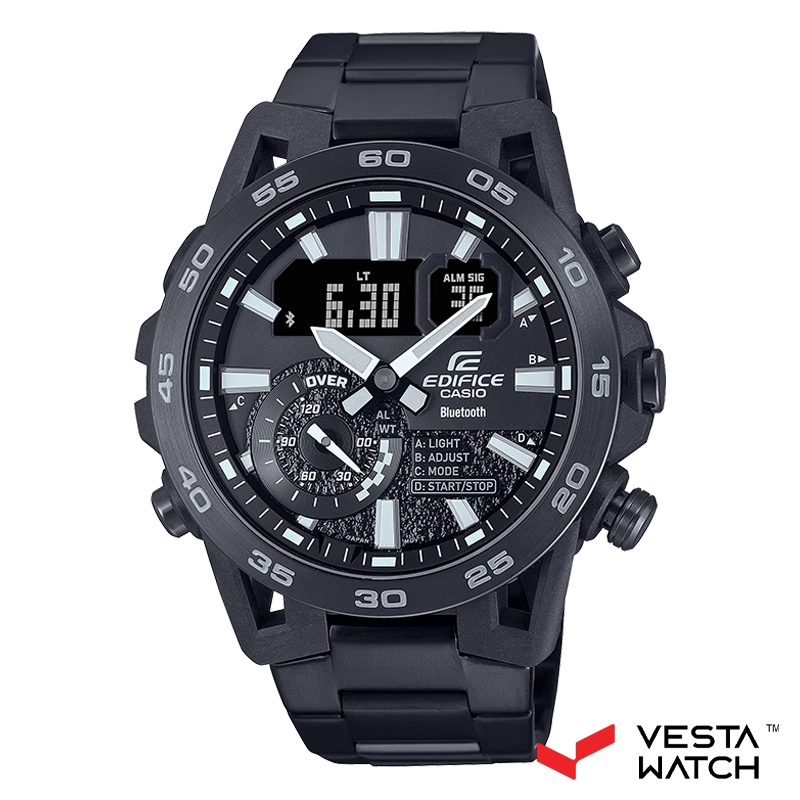 ساعت مچی مردانه کاسیو ادیفایس CASIO EDIFICE مدل ECB-40BK-1ADF