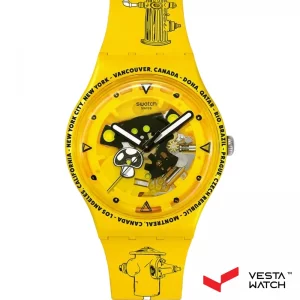 ساعت مچی مردانه و زنانه سواچ SWATCH مدل SO29J101