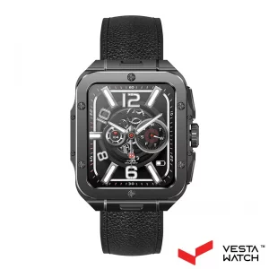 ساعت مچی هوشمند سوئیس میلیتاری SWISS MILITARY مدل  SM-ALPS2-GMFRAME/BKLEATHERST