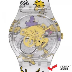 ساعت مچی مردانه و زنانه سواچ SWATCH مدل SUOK146-003