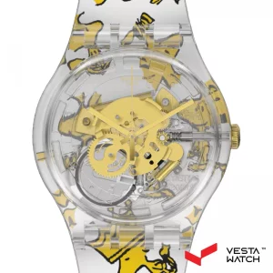 ساعت مچی مردانه و زنانه سواچ SWATCH مدل SUOK146-002