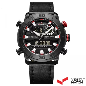 ساعت مچی مردانه نیوی فورس NAVI FORCE مدل NF9235 B/W/B