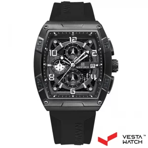 ساعت مچی مردانه نیوی فورس NAVI FORCE مدل NF 8052 B/W/B