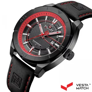 ساعت مچی مردانه نیوی فورس NAVI FORCE مدل NF9209 B/R/B