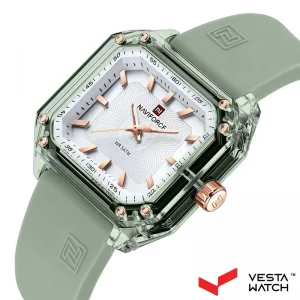 ساعت مچی زنانه نیوی فورس NAVI FORCE مدل NF7106 GN/W/GN