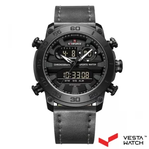 ساعت مچی مردانه نیوی فورس NAVI FORCE مدل NF 9235 B/GY/GY
