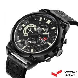 ساعت مچی مردانه نیوی فورس NAVI FORCE مدل NF9068-B/W/B