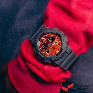 ساعت مچی مردانه جی شاک G-SHOCK مدل GA-100FL-8ADR