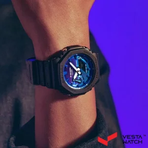 ساعت مچی مردانه جی شاک G-SHOCK مدل GA-2100FL-1ADR