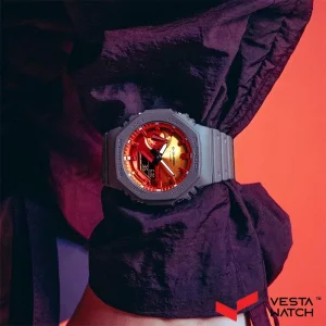 ساعت مچی مردانه جی شاک G-SHOCK مدل GA-2100FL-8ADR