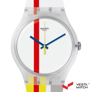 ساعت مچی مردانه و زنانه سواچ SWATCH مدل SUOZ297
