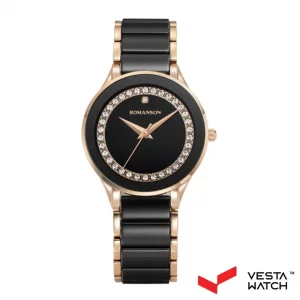 ساعت مچی زنانه رومانسون ROMANSONمدل TM3BS700KLBRA36R-BK