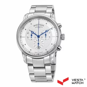 ساعت مچی مردانه رومانسون ROMANSONمدل TM3BS011HMWWA12U-W
