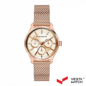 ساعت مچی زنانه رومانسون ROMANSONمدل TM0B10FLRRAC6R-RG