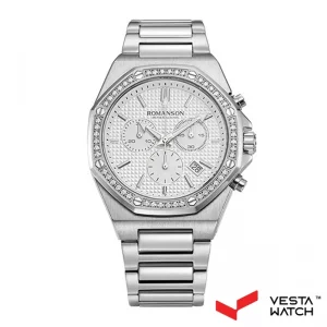 ساعت مچی مردانه رومانسون ROMANSONمدل RM4BS003QMWWA12W-W