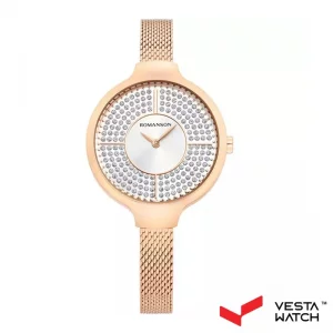 ساعت مچی زنانه رومانسون ROMANSONمدل RM0B13LLRRAS6R-W