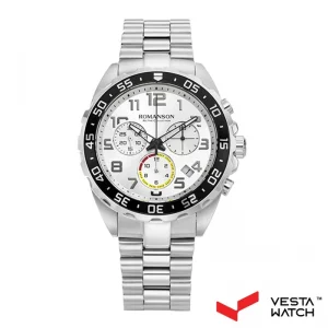 ساعت مچی مردانه رومانسون ROMANSONمدل AM0001HMWWA13W-W