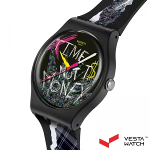 ساعت مچی مردانه و زنانه سواچ SWATCH مدل SO32B122-5300