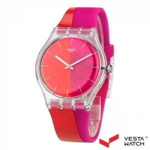 ساعت مچی زنانه سواچ SWATCH مدل SUOK117
