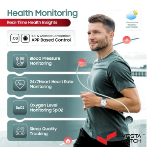 ساعت مچی هوشمند سوئیس میلیتاری SWISS MILITARY مدل  SM-WCH-DOM6-SILF-GRNSS