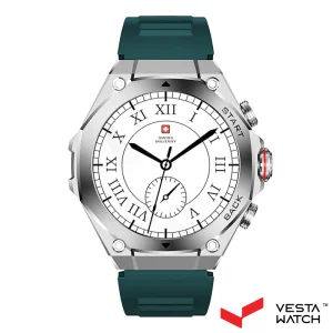 ساعت مچی هوشمند سوئیس میلیتاری SWISS MILITARY مدل  SM-WCH-DOM6-SILF-GRNSS