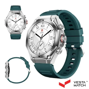 ساعت مچی هوشمند سوئیس میلیتاری SWISS MILITARY مدل  SM-WCH-DOM6-SILF-GRNSS