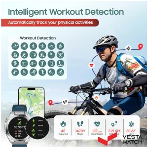 ساعت مچی هوشمند سوئیس میلیتاری SWISS MILITARY مدل  SM-WCH-DOM6-SILF-GRNSS